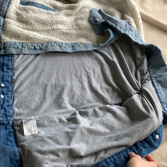 Furry jean jacket - Picture 2 of 2